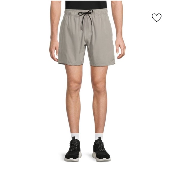 OniaMen’s Light Gray Drawstring Swim Trunks Shorts Size M NWT